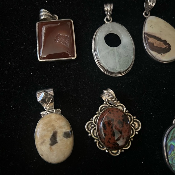 Assorted Stone Pendants Collection - Picture 2 of 5